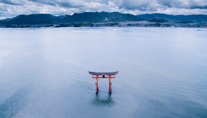 日本三景之海上鸟居