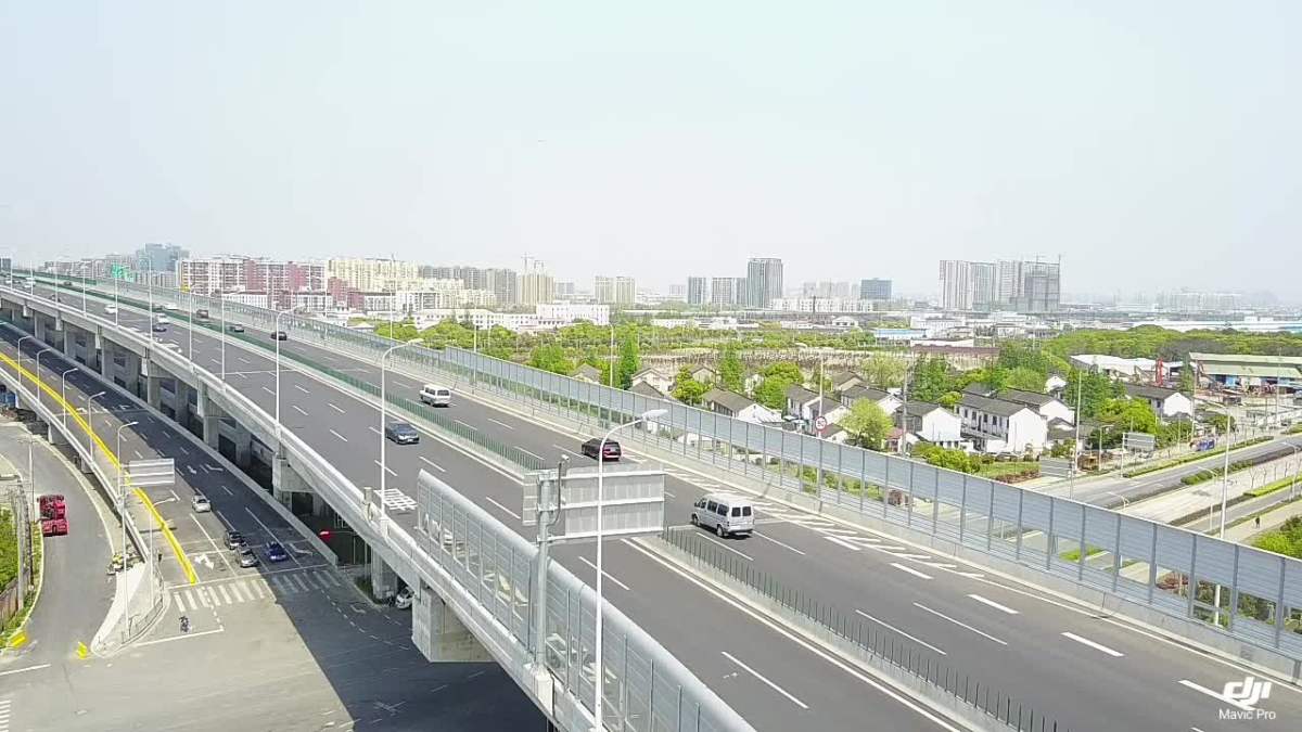 skyeves,嘉闵高架路江桥南翔地面段已通车