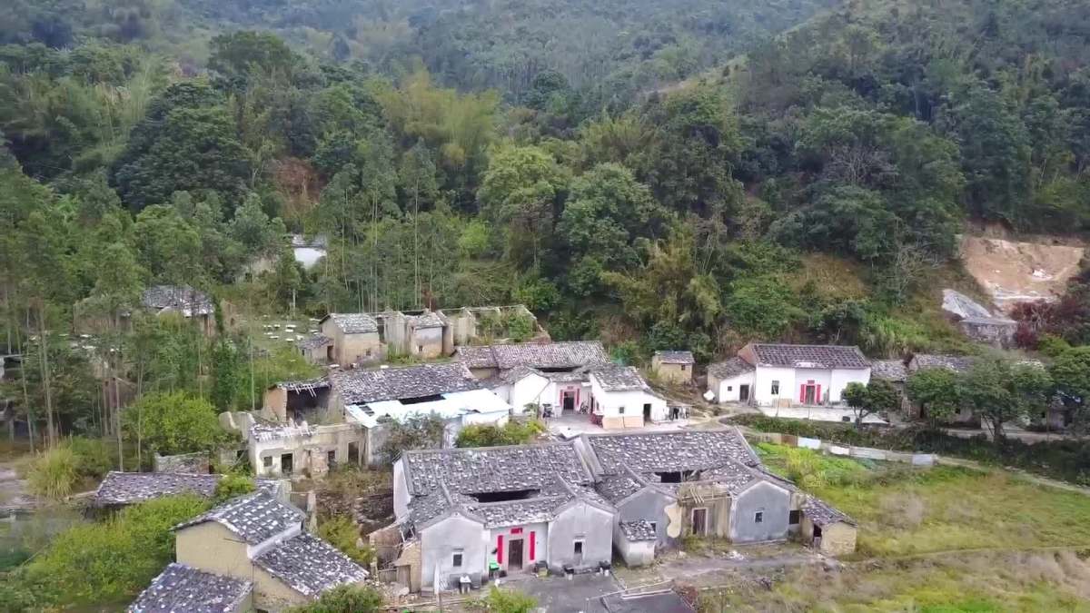 【航拍】揭西高湖寨,横江水库