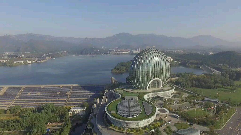 雁栖湖日出东方