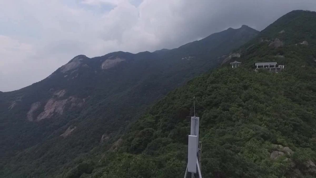 罗浮山揽车山顶一景