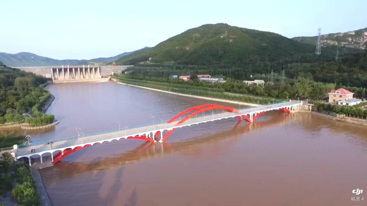 牵手影像 航拍英那河水库