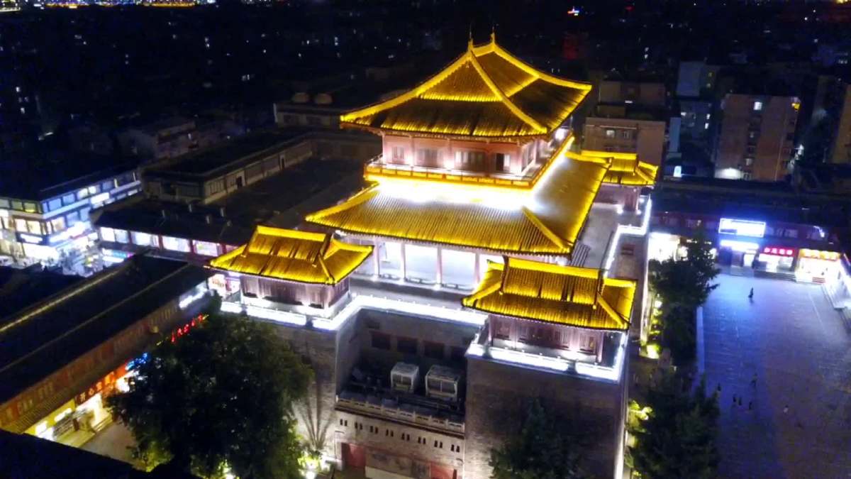 航拍昭明台北街