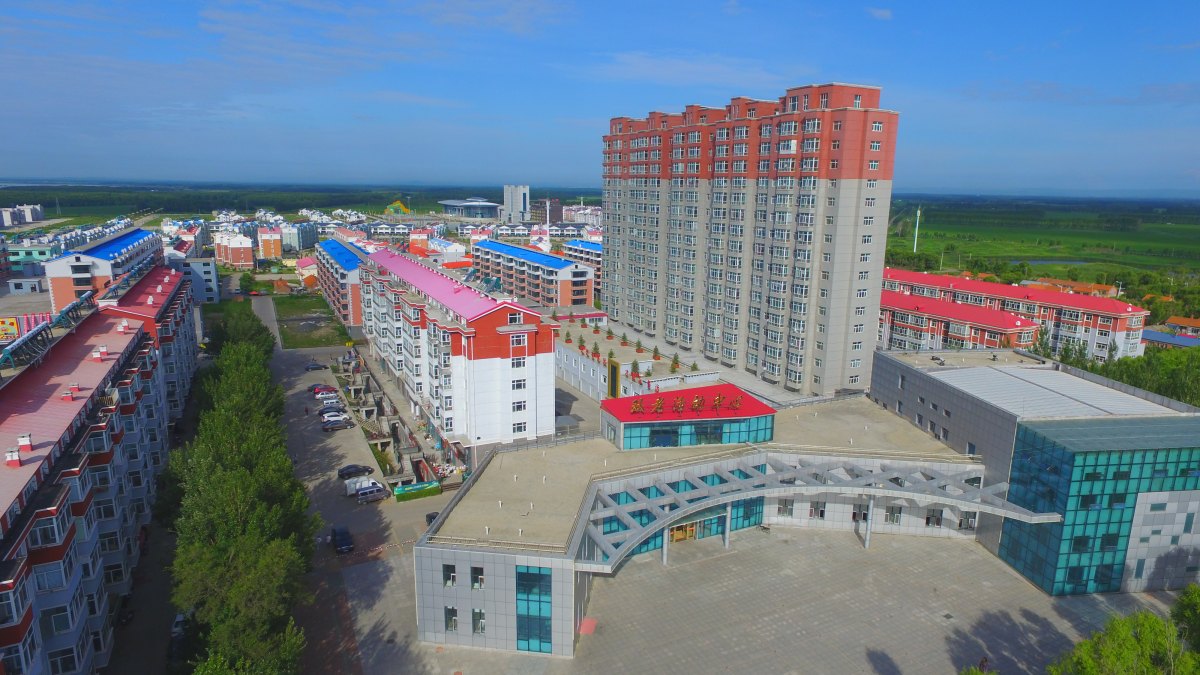 航拍黑龙江八五六国营农场
