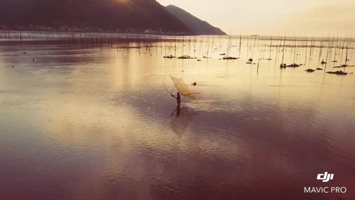 霞浦北崎滩涂日出