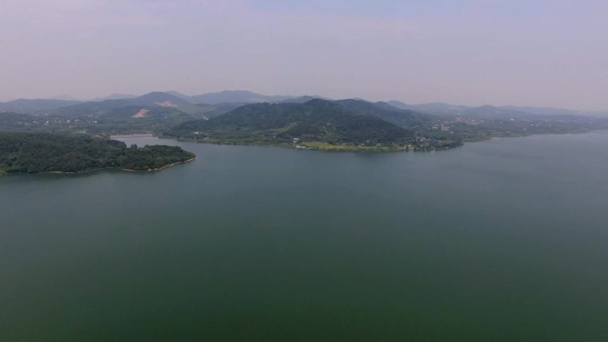 溧阳天目湖姊妹湖——大溪水库航拍,金鹰旅游为您呈现