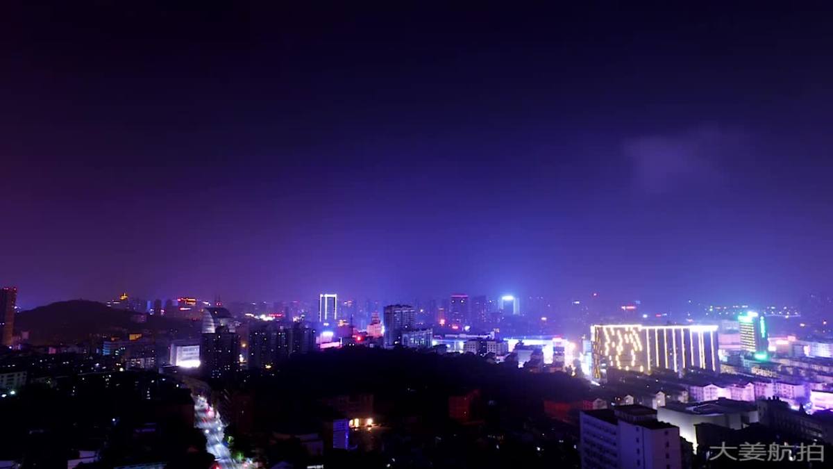 芜湖城市夜景3.mp4 | 天空之城