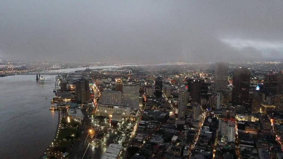 low clouds in nola