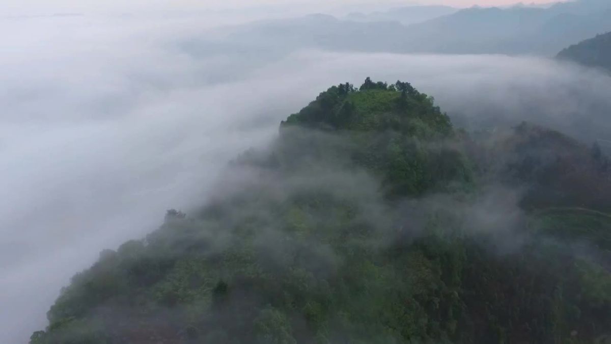 烟雾缭绕人间仙境——我的家乡荣县双古大垭村