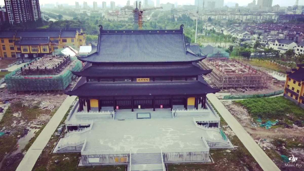 建设中的丹阳海会寺