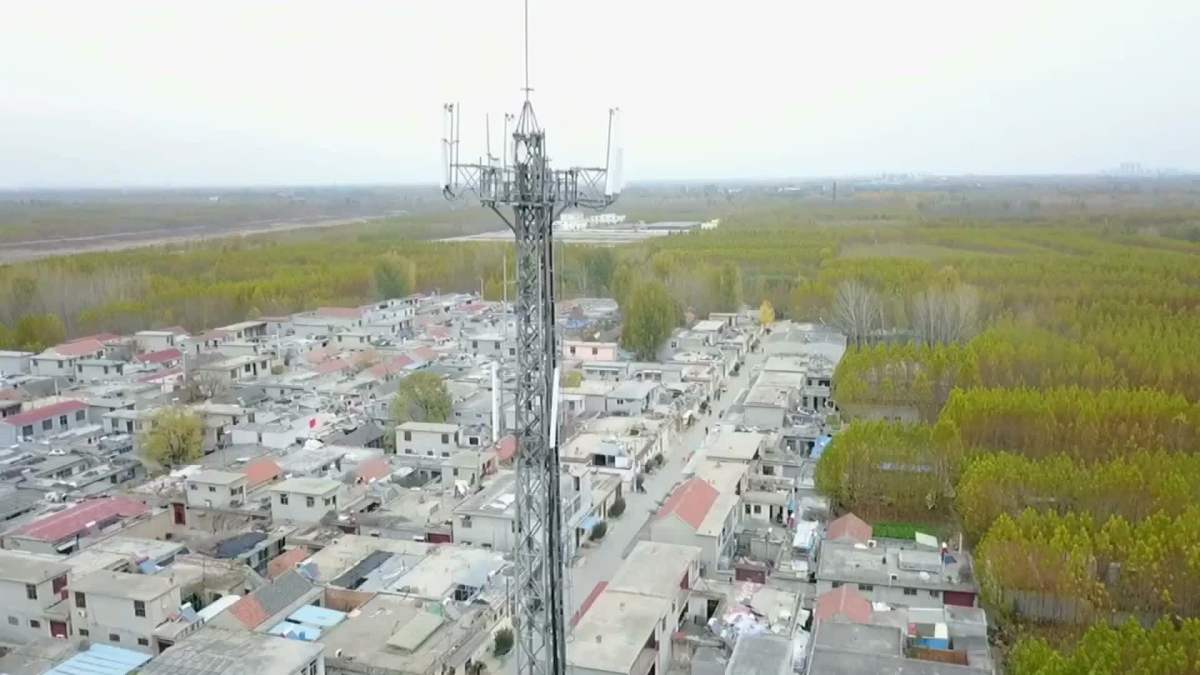 李营林屯村航拍全景