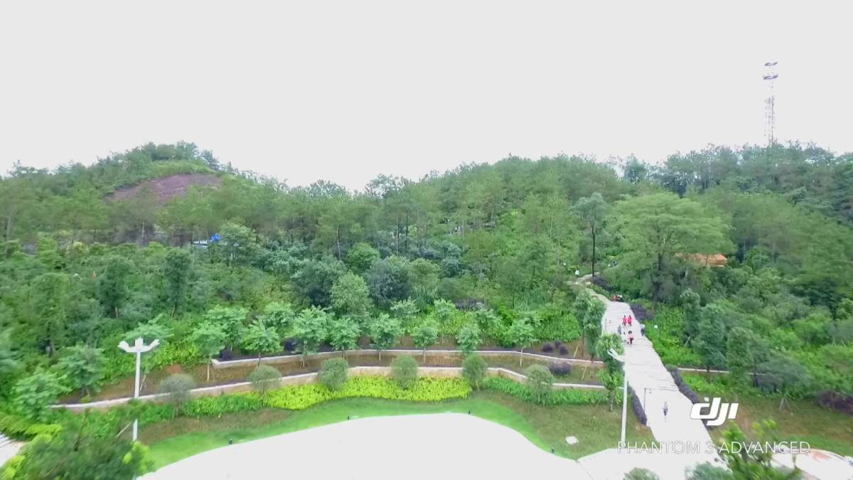 航拍马鞍山公园