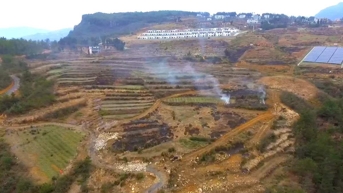 巴东县水土保持一期项目(溪丘湾甘家坪治理工程)原貌!