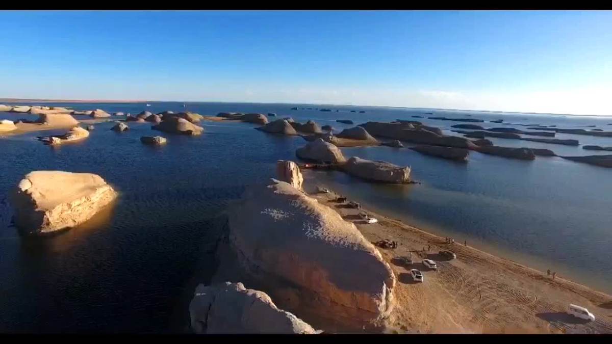 大美青海,水上雅丹