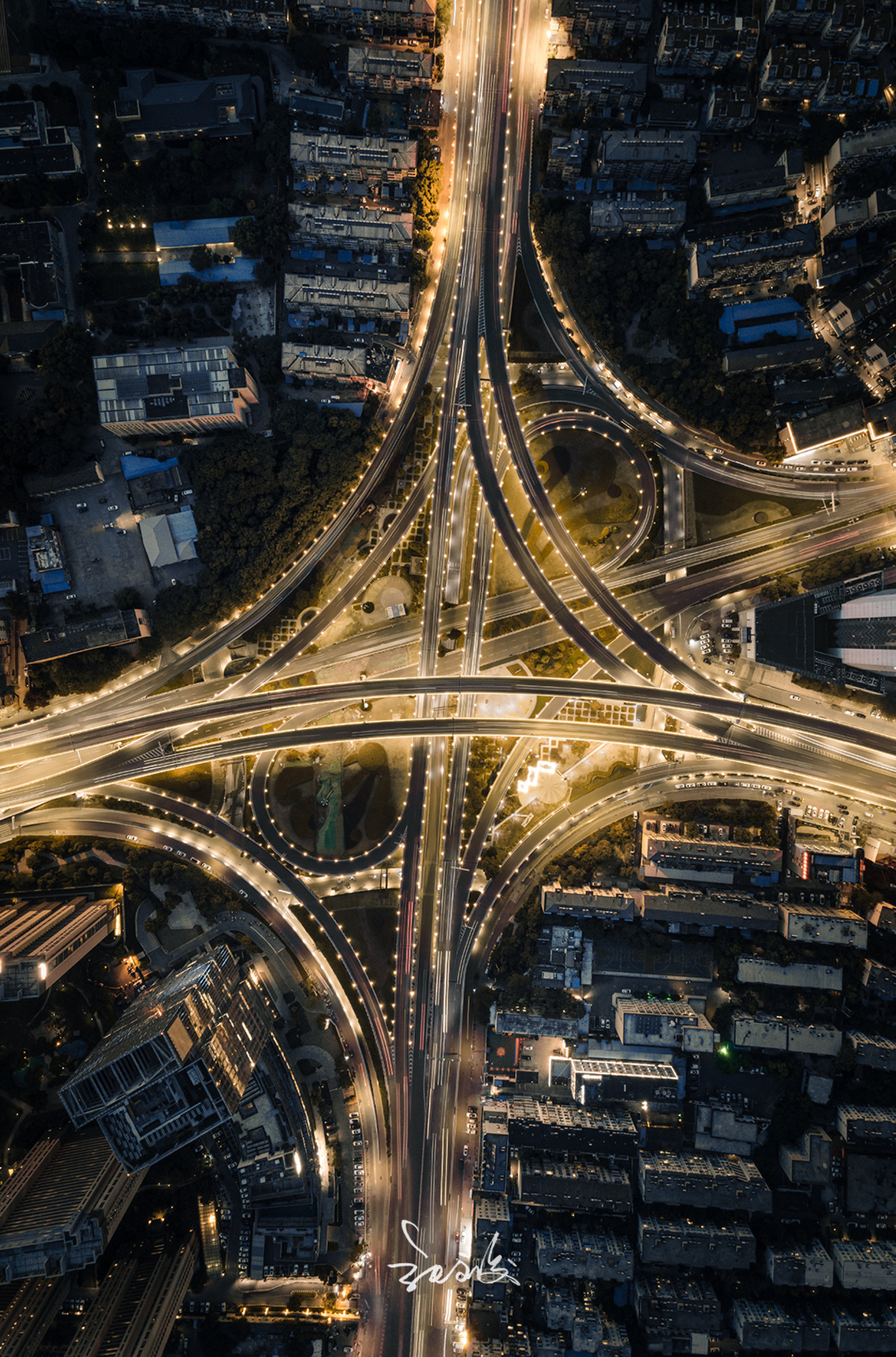 五里墩立交夜景