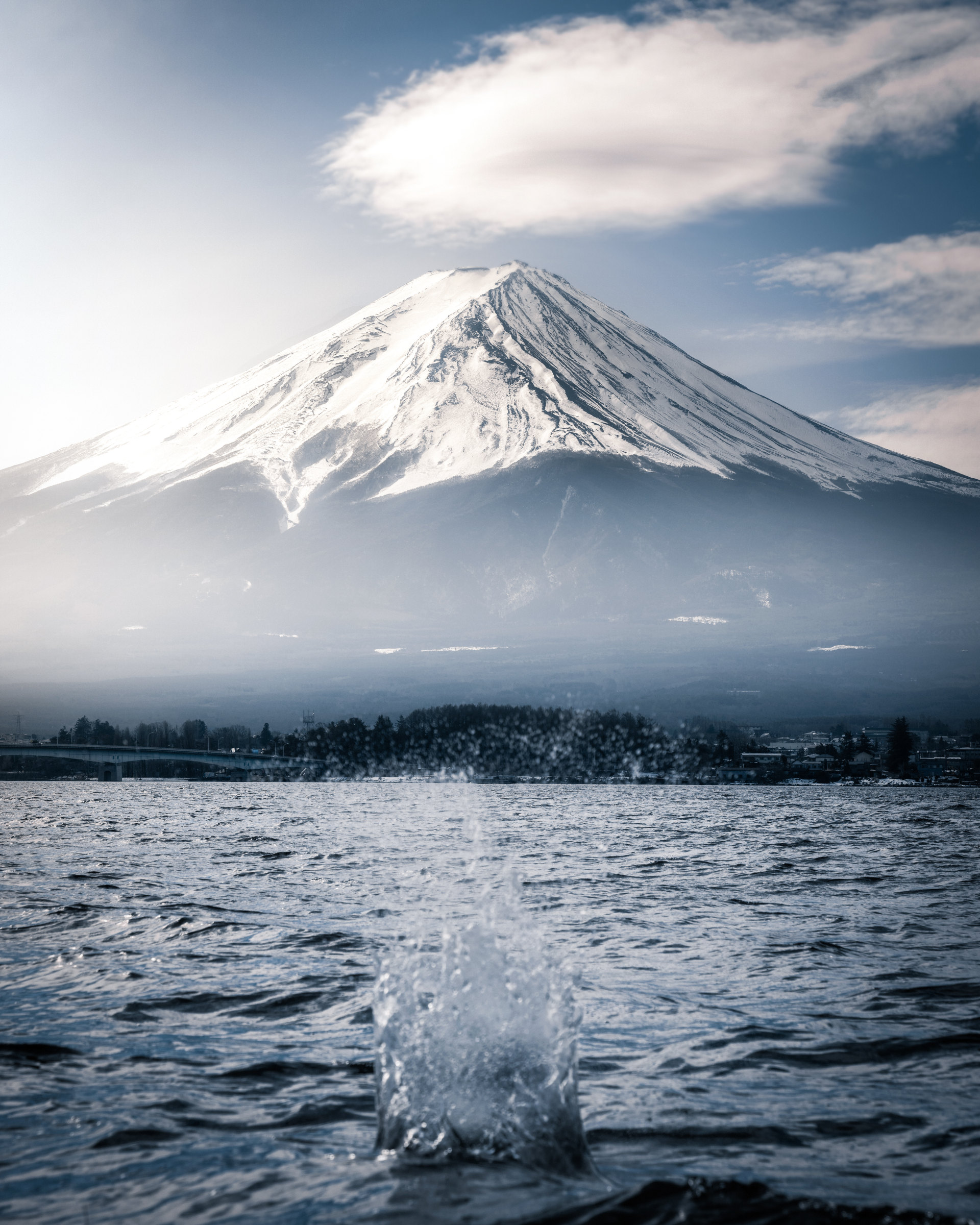 富士山朋友圈背景图图片