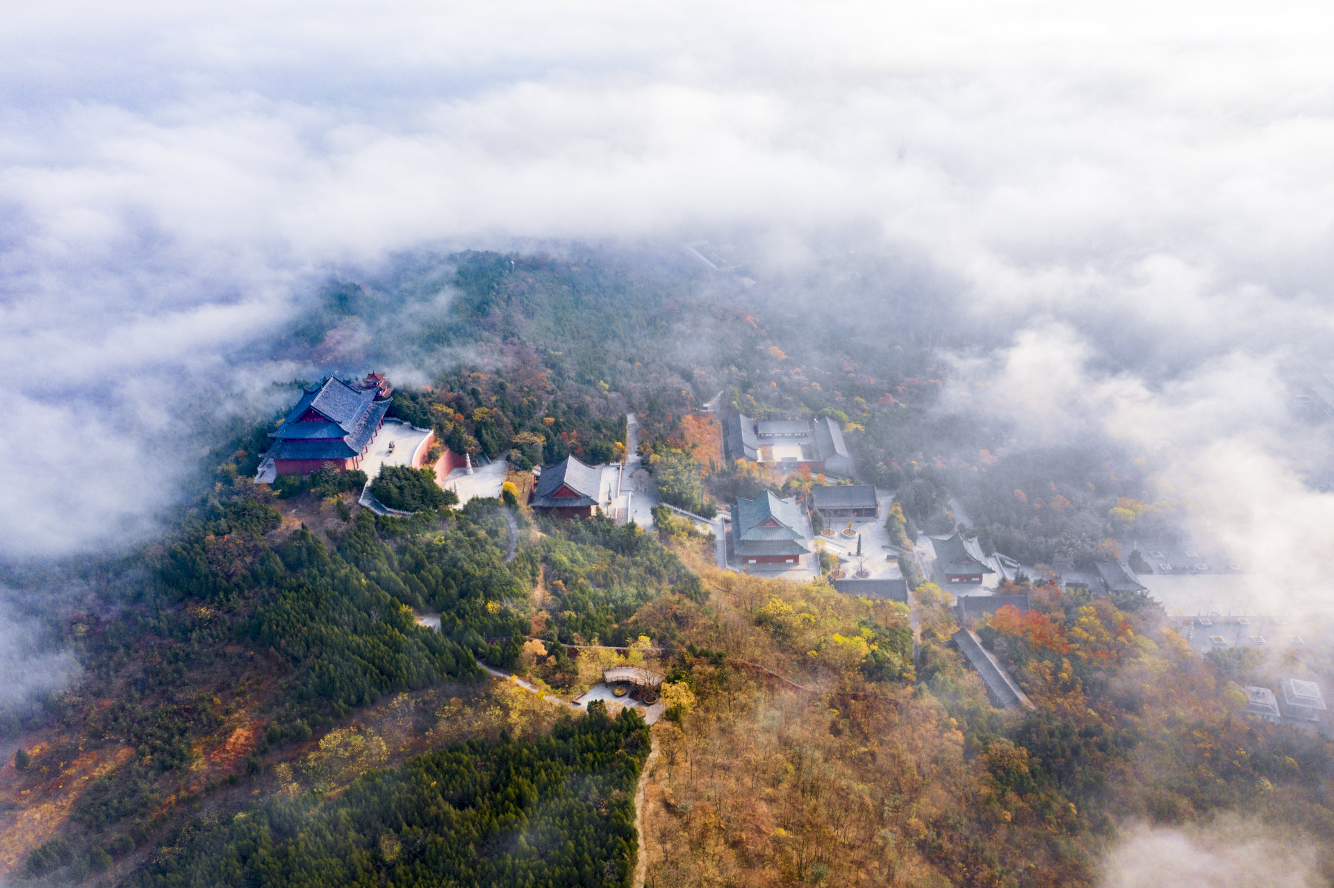 栖霞艾山风景区图片