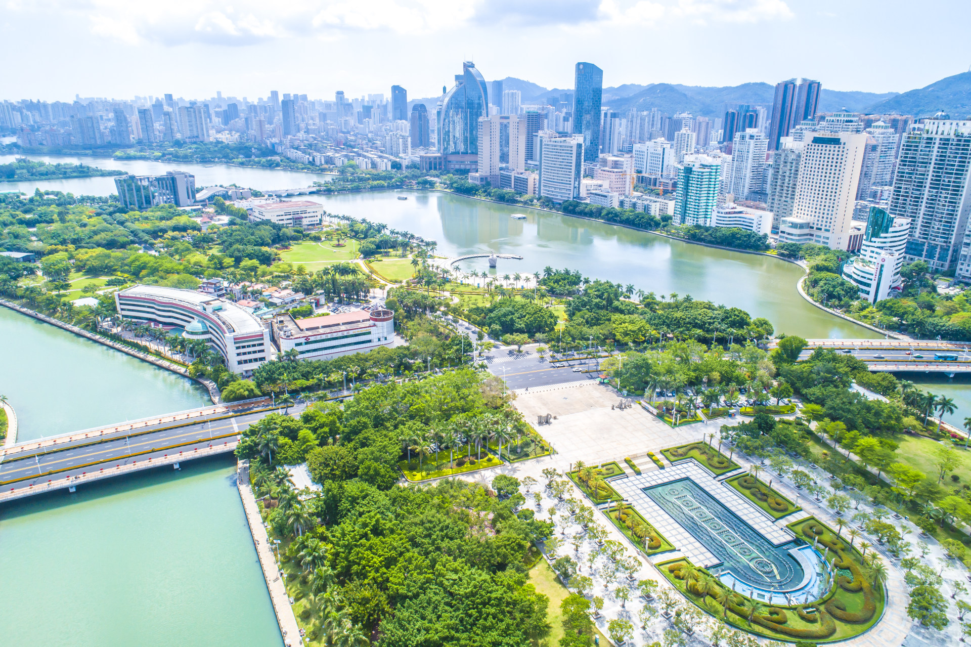 厦门筼筜湖航拍组图