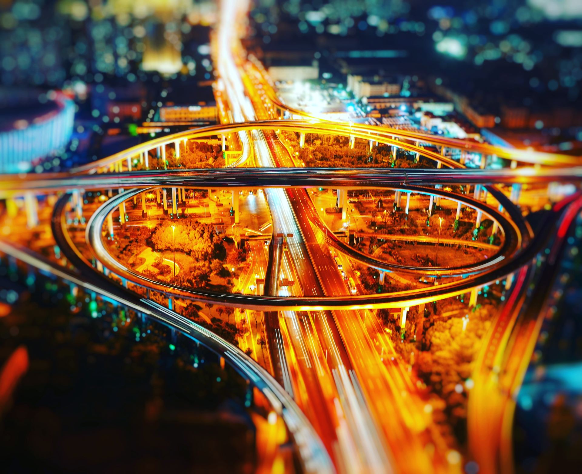 上海中环南北高架立交