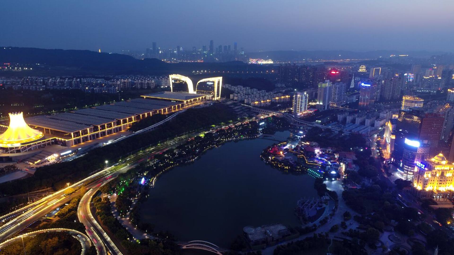 广西南宁市夜景