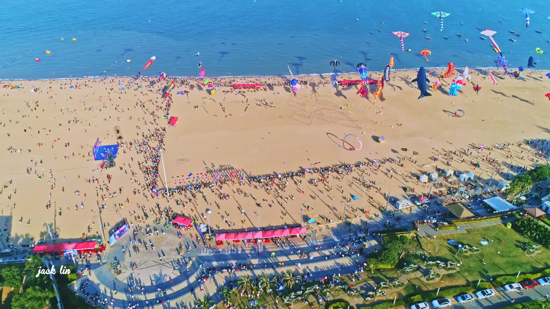 航拍厦门 观音山商务区