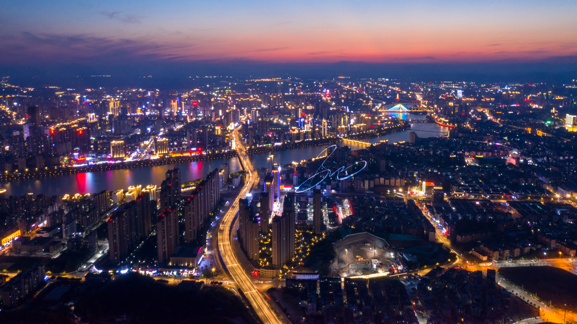 江西赣州夜景图片图片