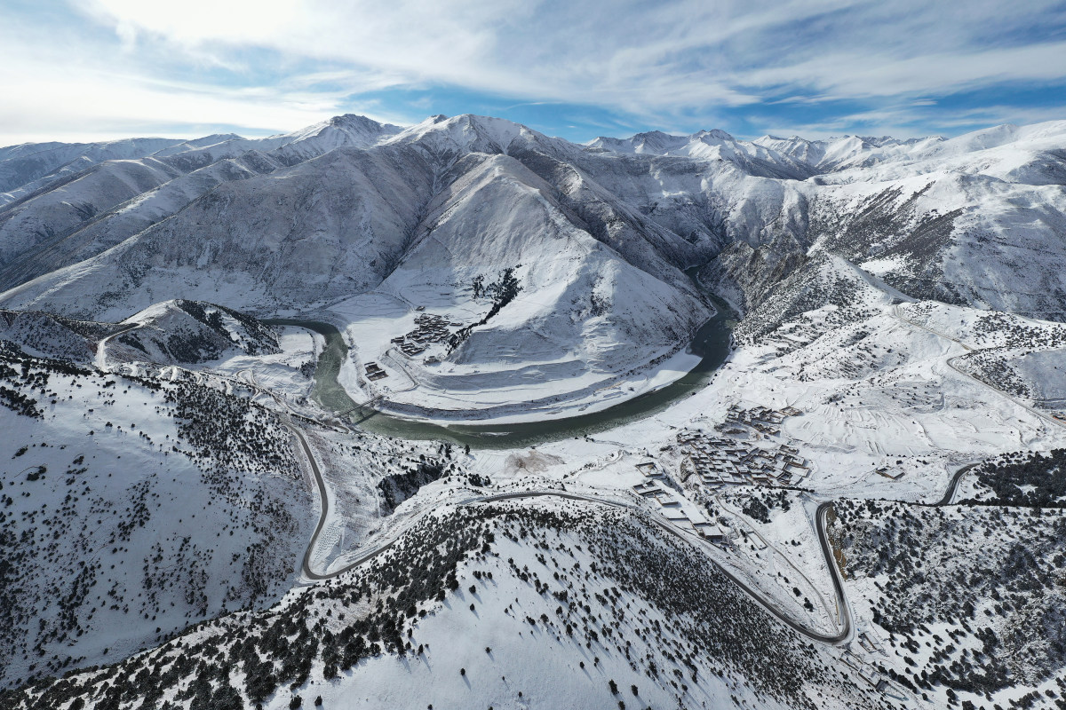 558国道与怒江拐弯