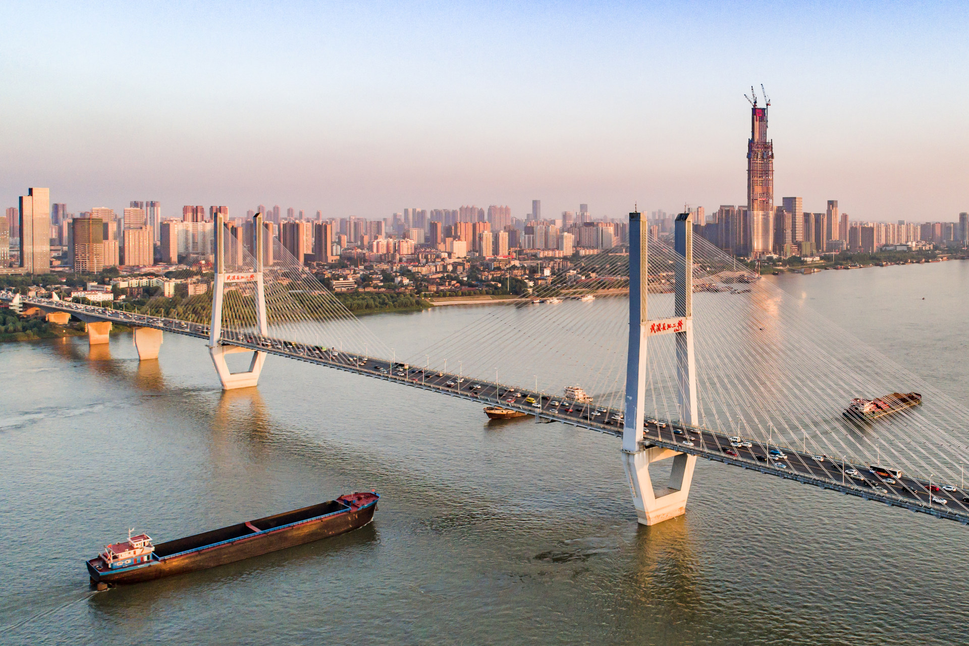 武汉长江第二大桥图片