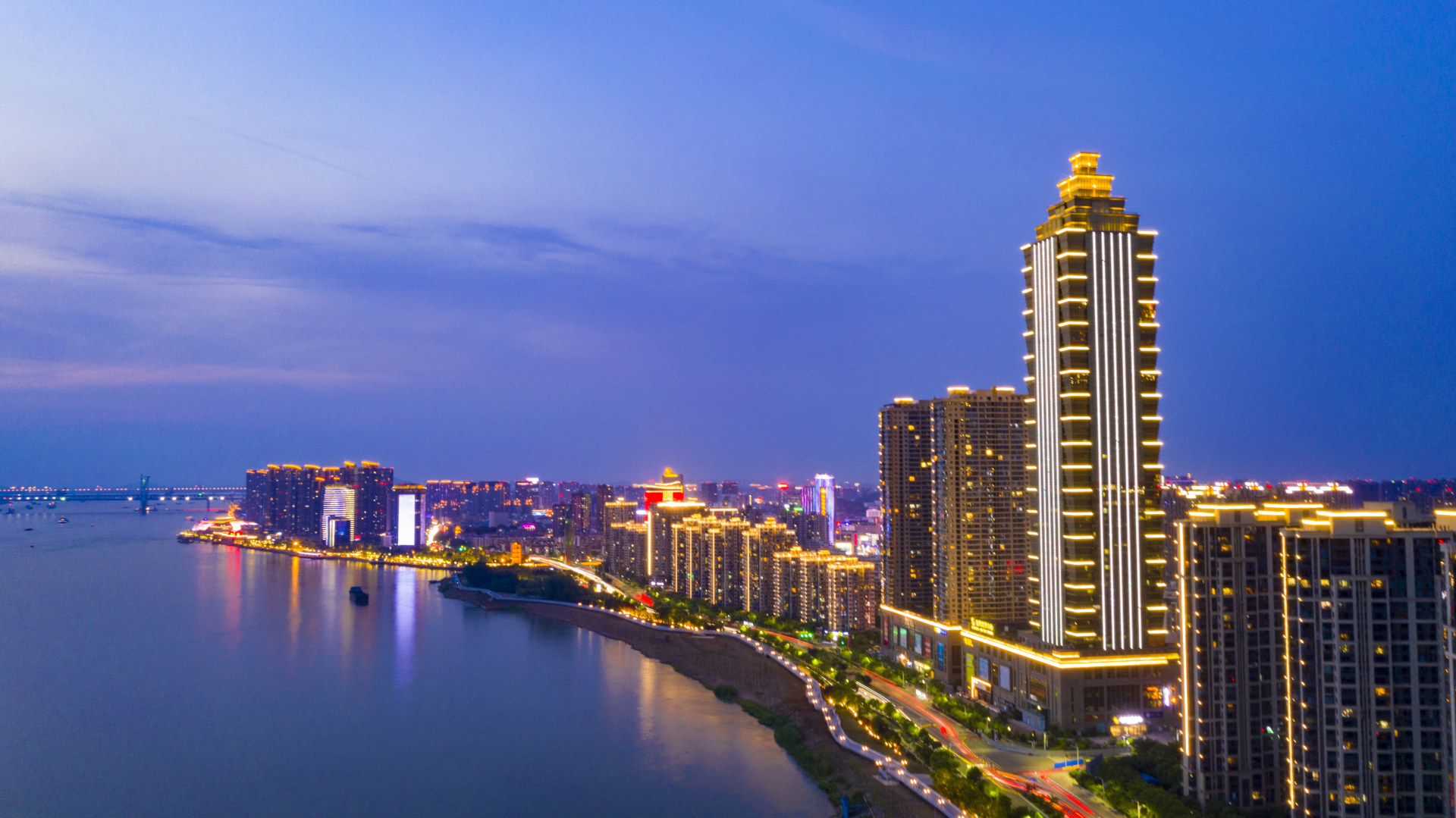 芜湖滨江夜景