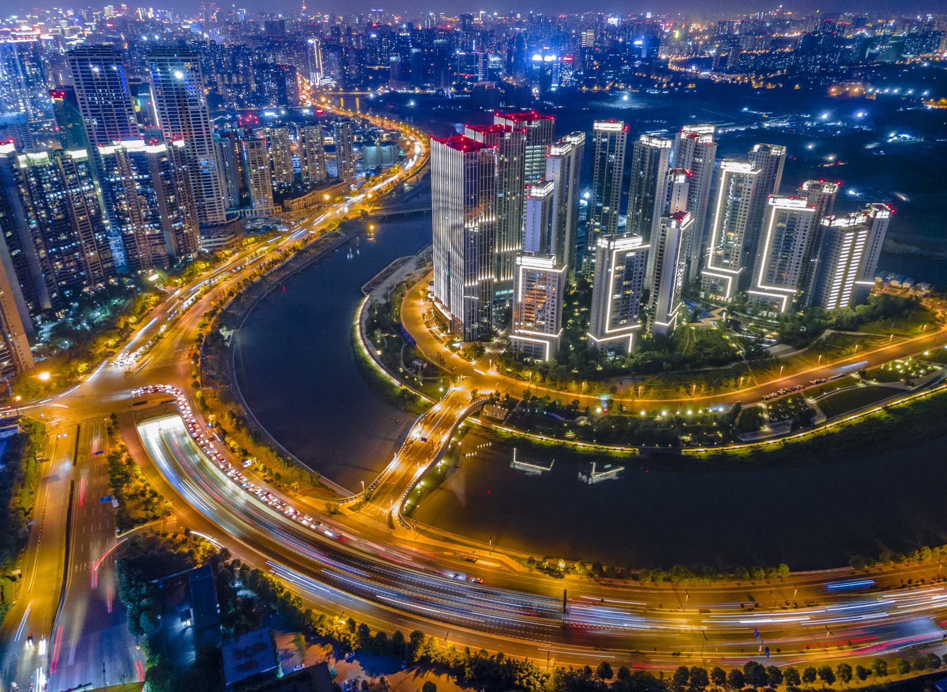 成都城市夜景