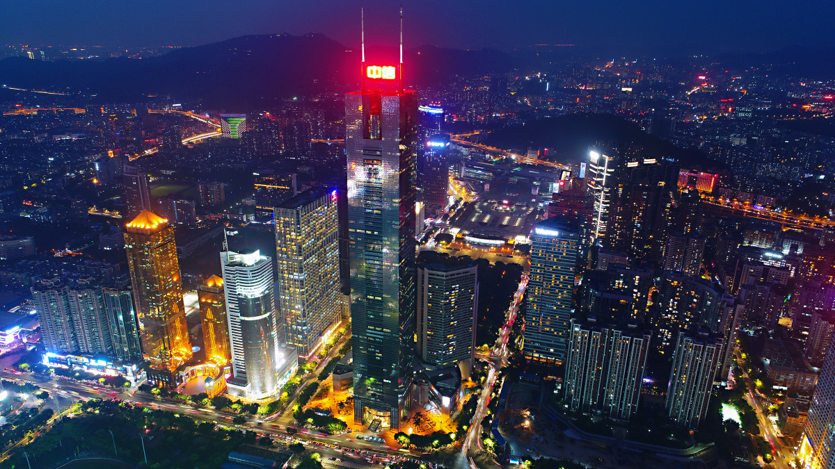 广州中信广场夜景