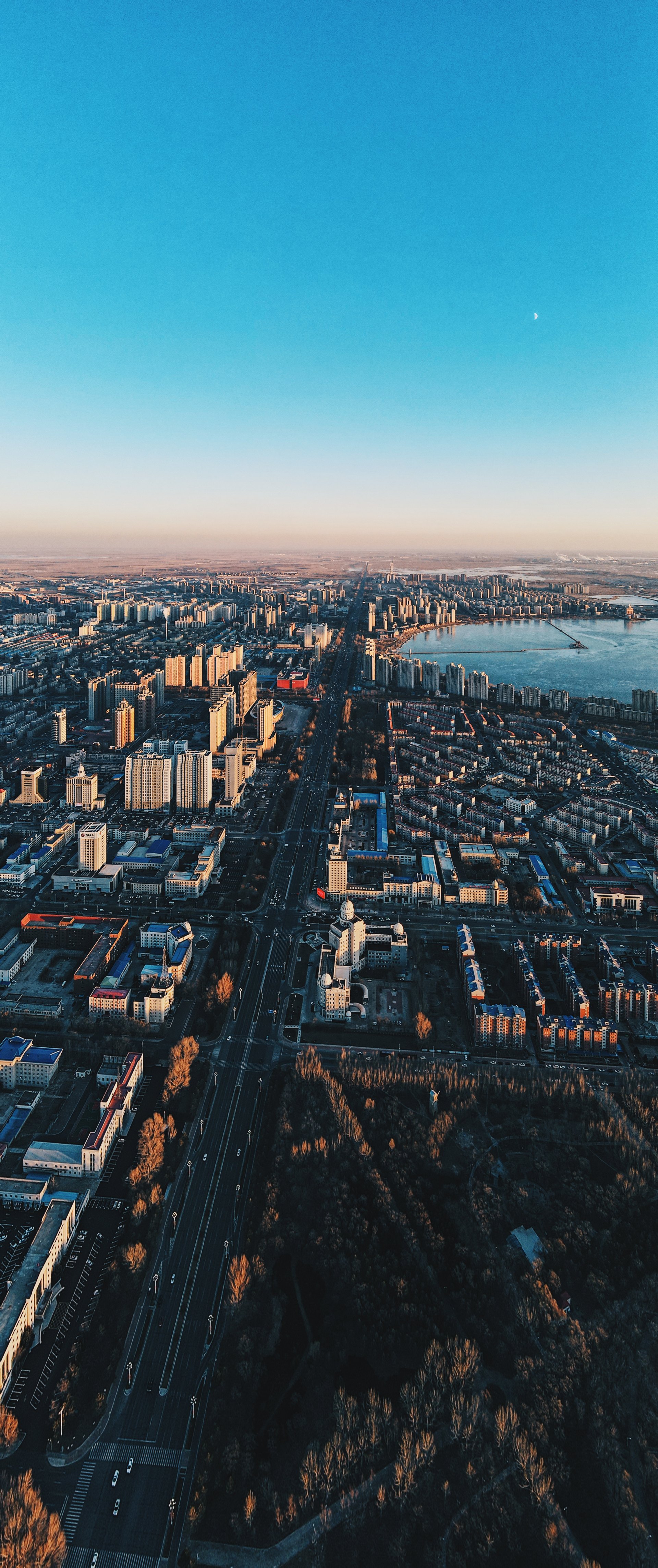 原创航拍参赛作品 黑龙江大庆百湖之城