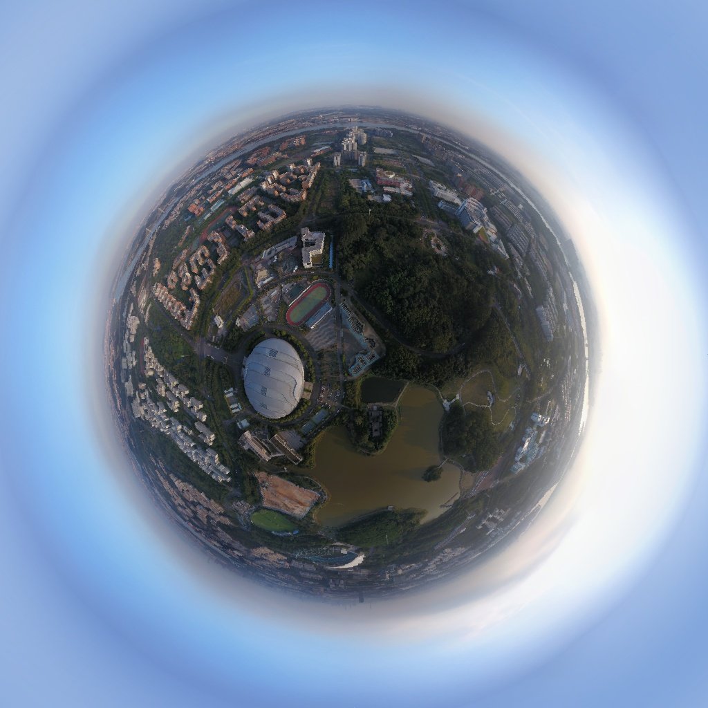 广州大学城航拍全景图-大疆无人机