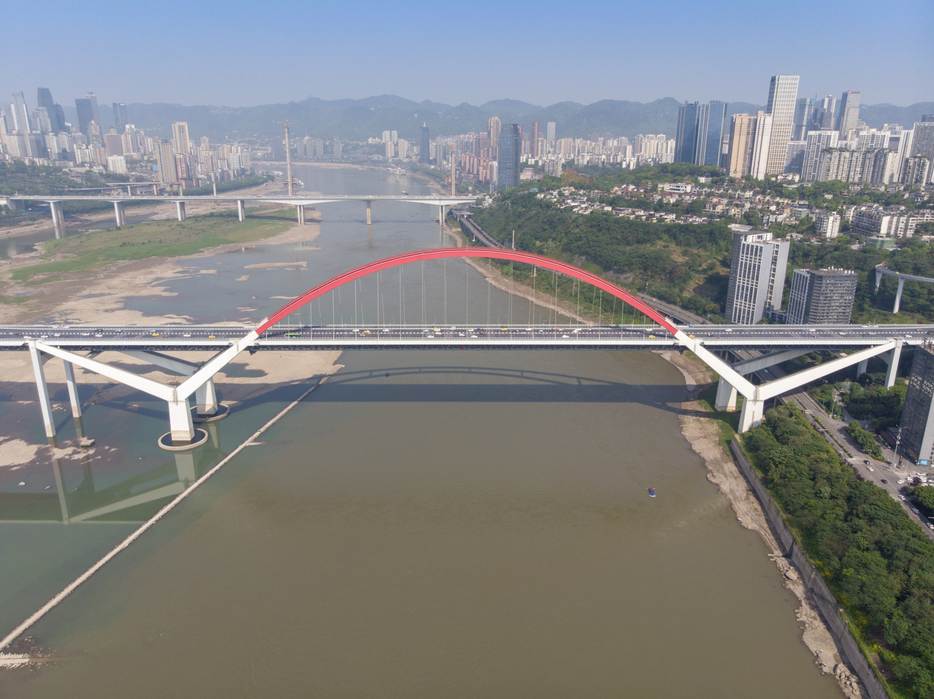 重庆菜园坝大桥八卦图图片