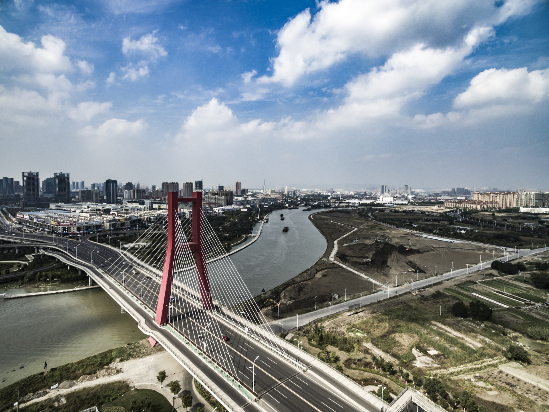 吴江运河大桥图片