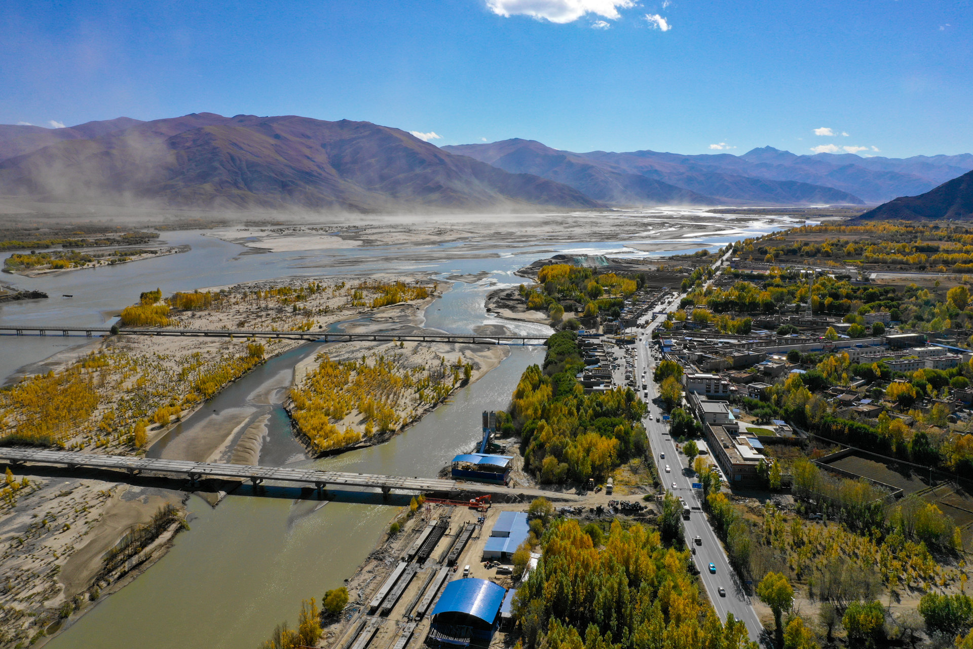 曲水雅鲁藏布江大桥
