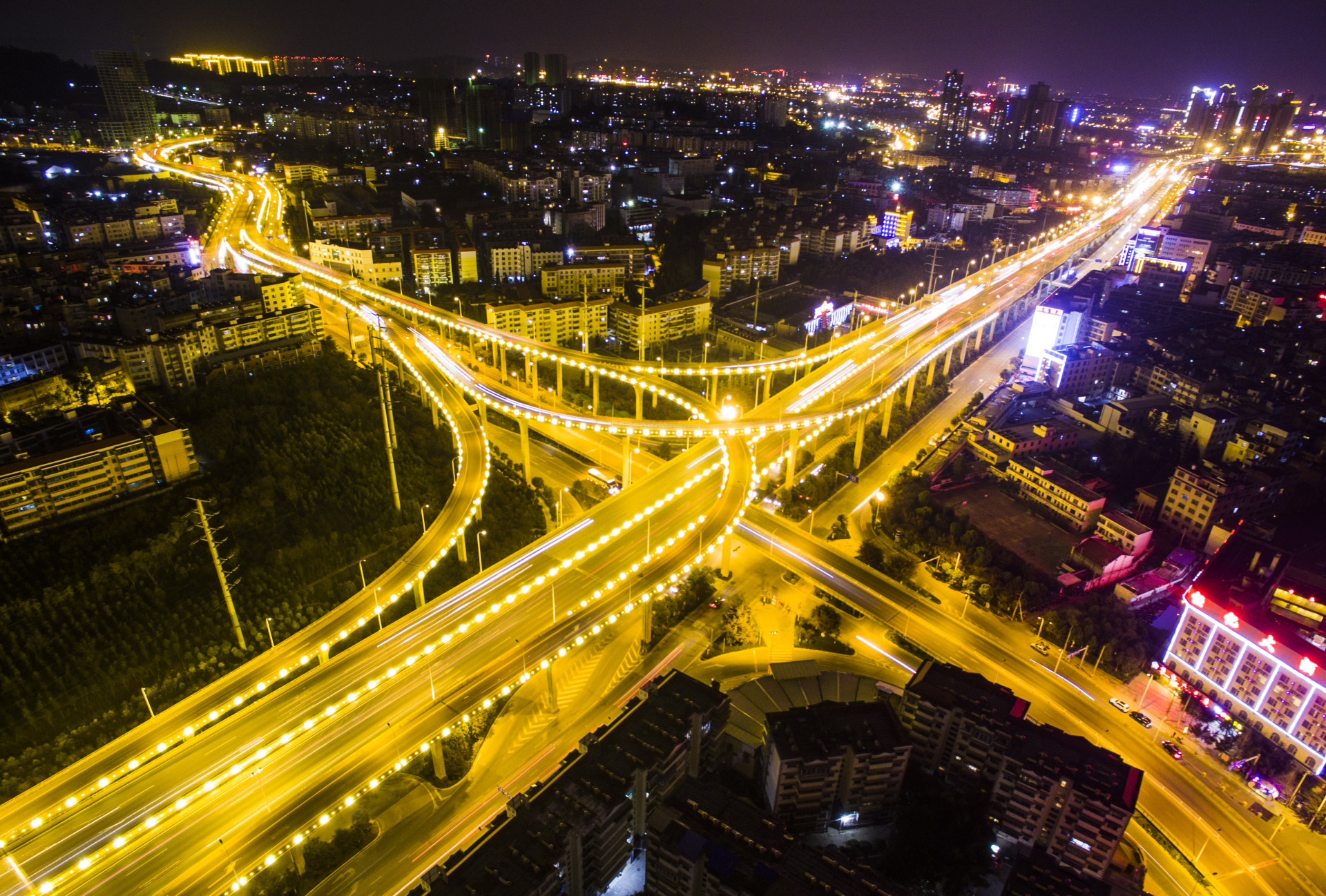 昆明年的交汇大树营立交