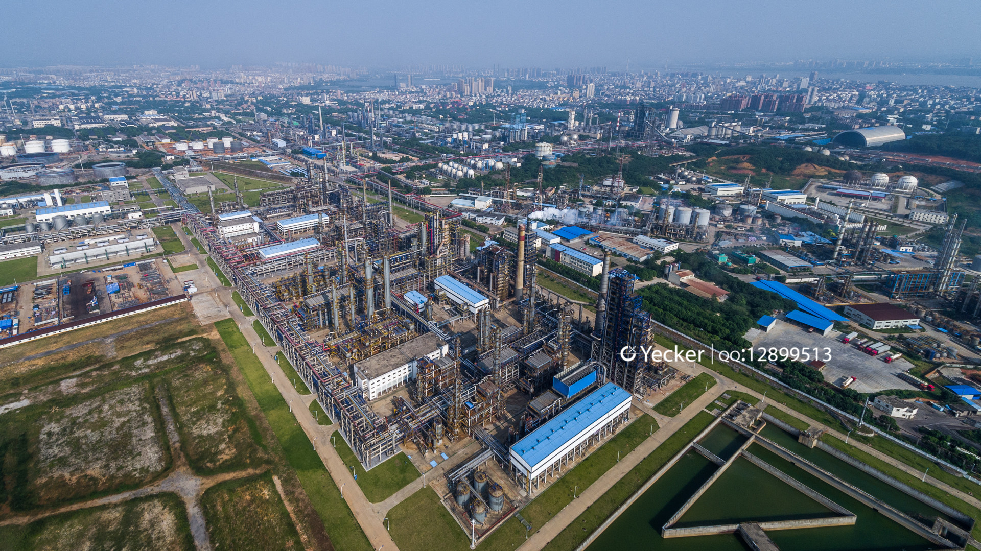 航拍安庆市大观区 来自 yecker | 天空之城
