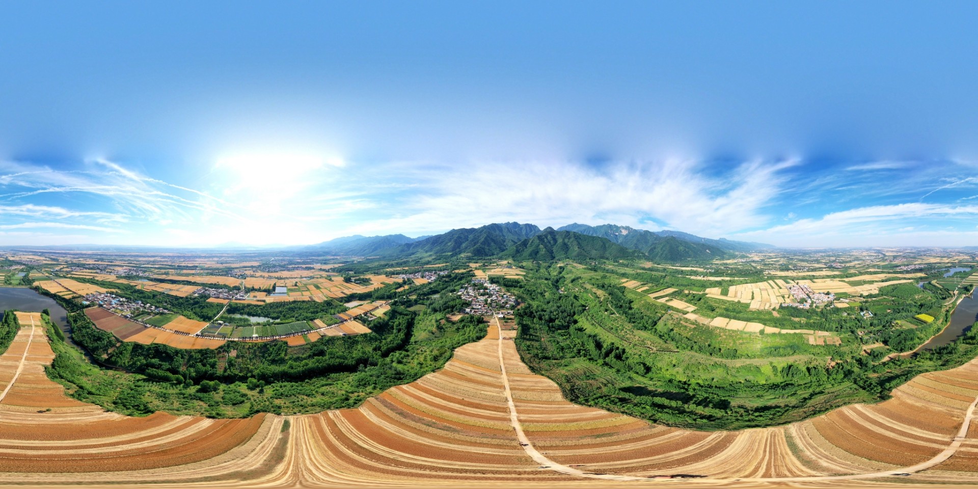 蓝田骆驼岭图片