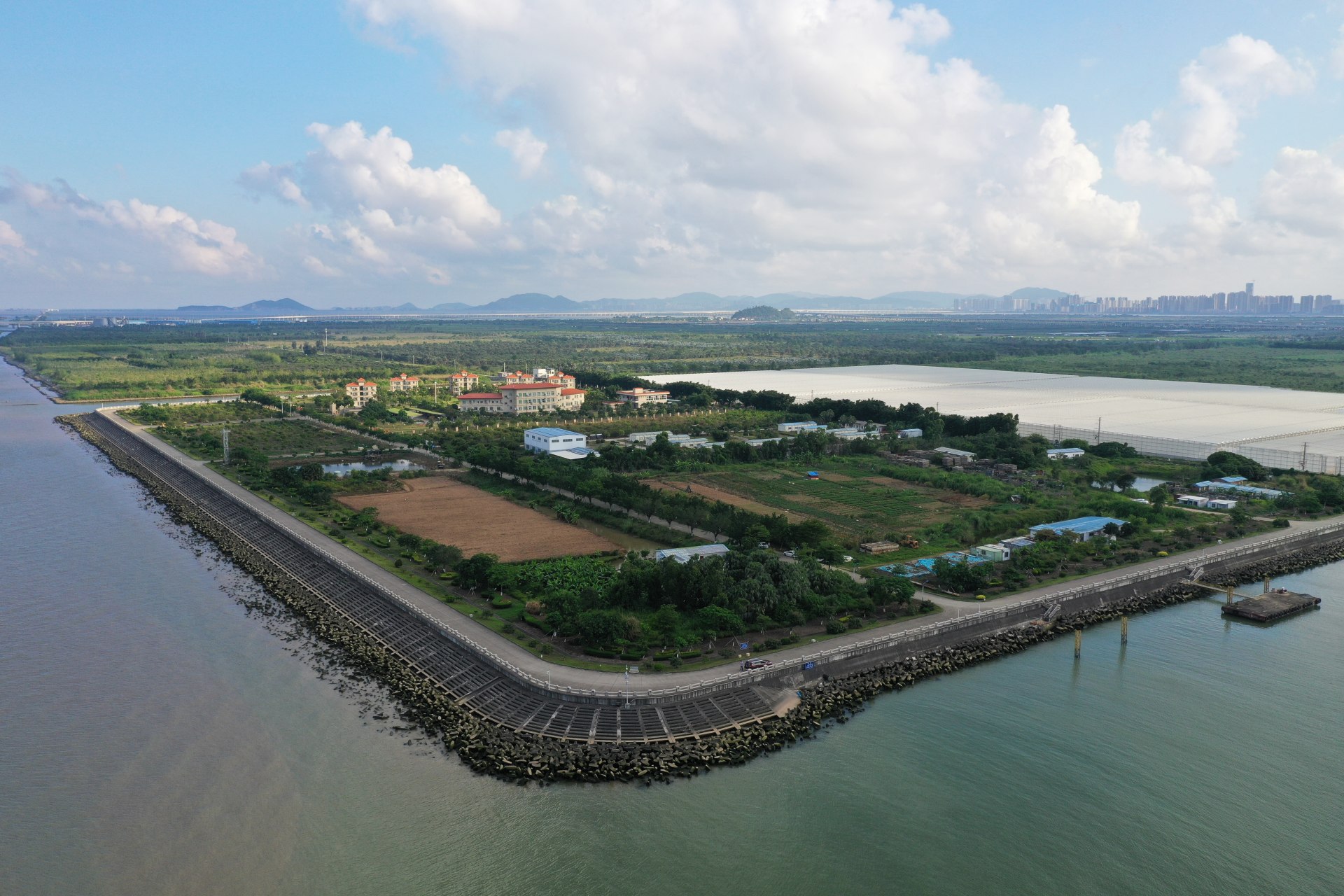 珠海市鹤洲北晚霞