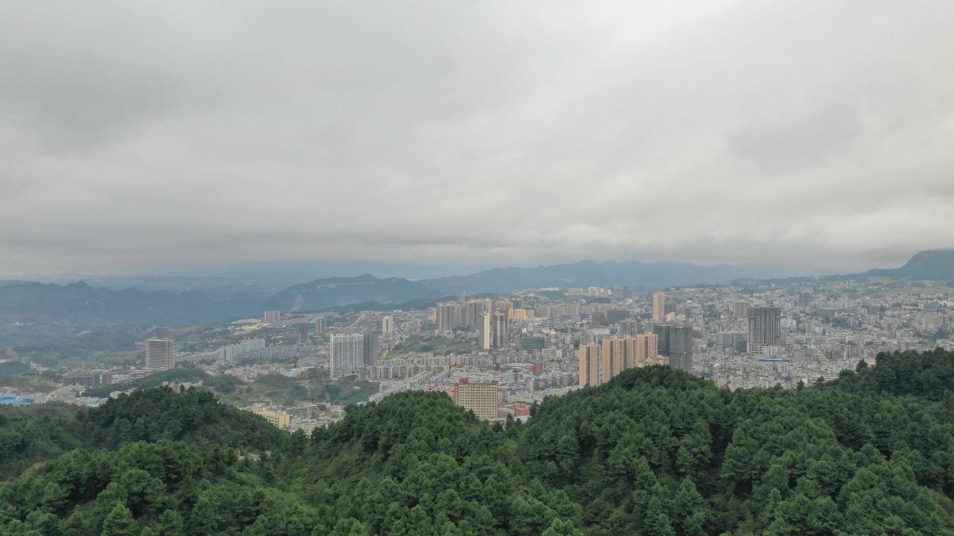 大方縣城全景