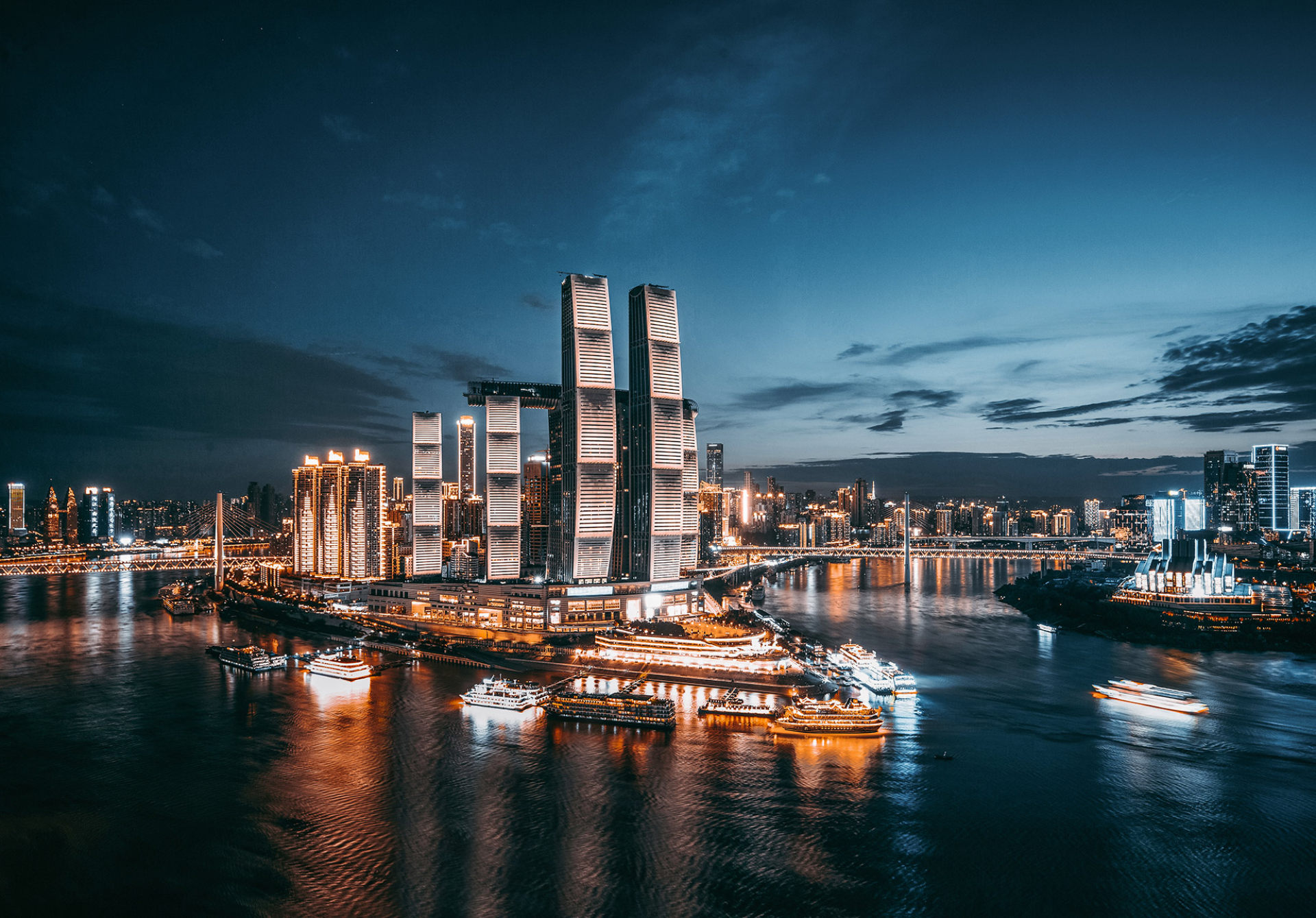 重慶來福士夜景