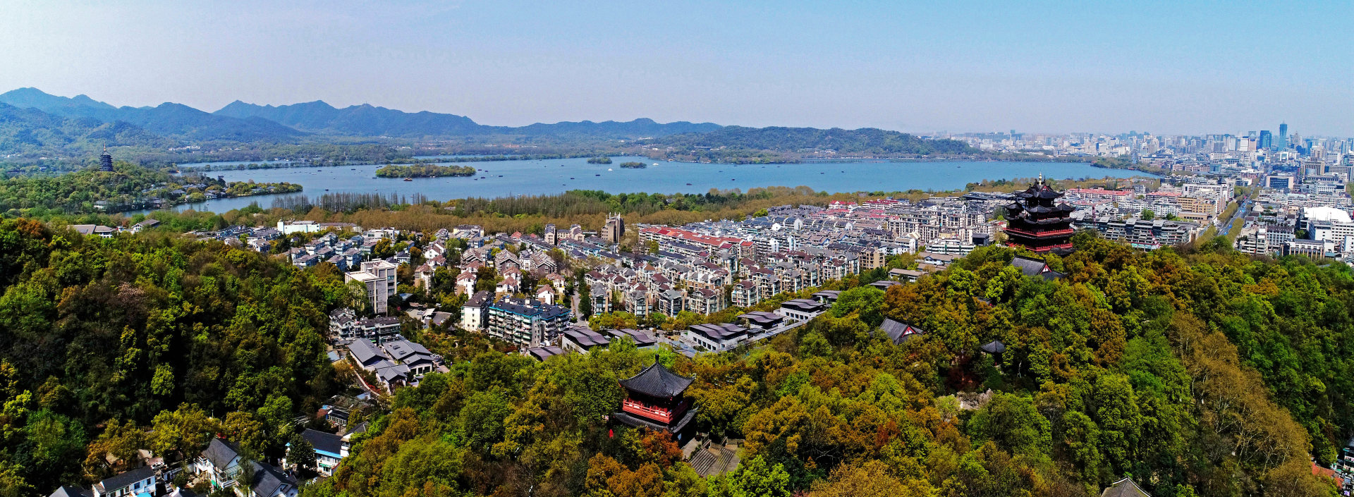 图1 杭州 西湖全景(南屏山方向摄)