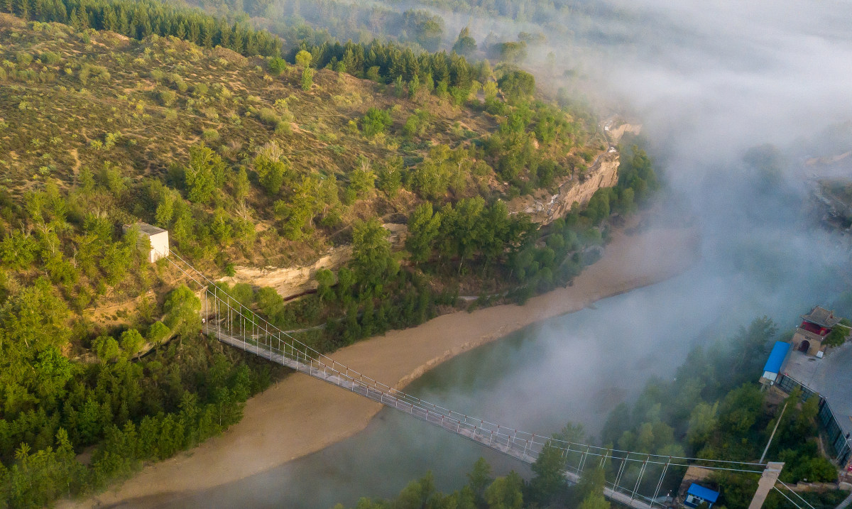 陕西榆林红石峡景区