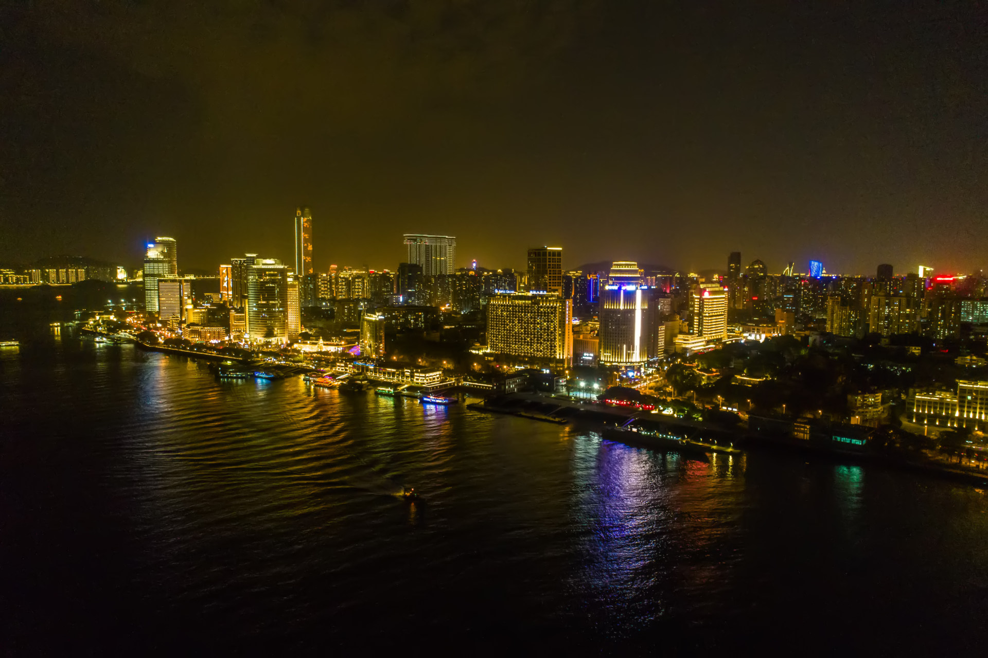 厦门岛内夜景图片