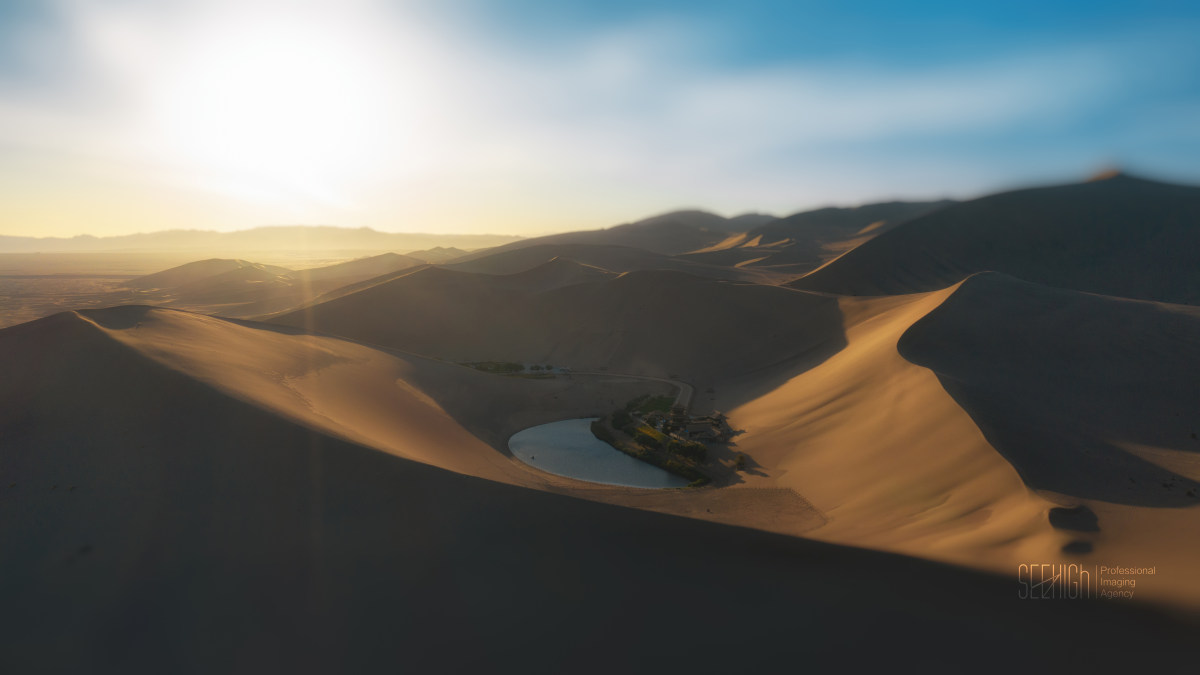 鸣沙山月牙泉by Timegeek Skypixel