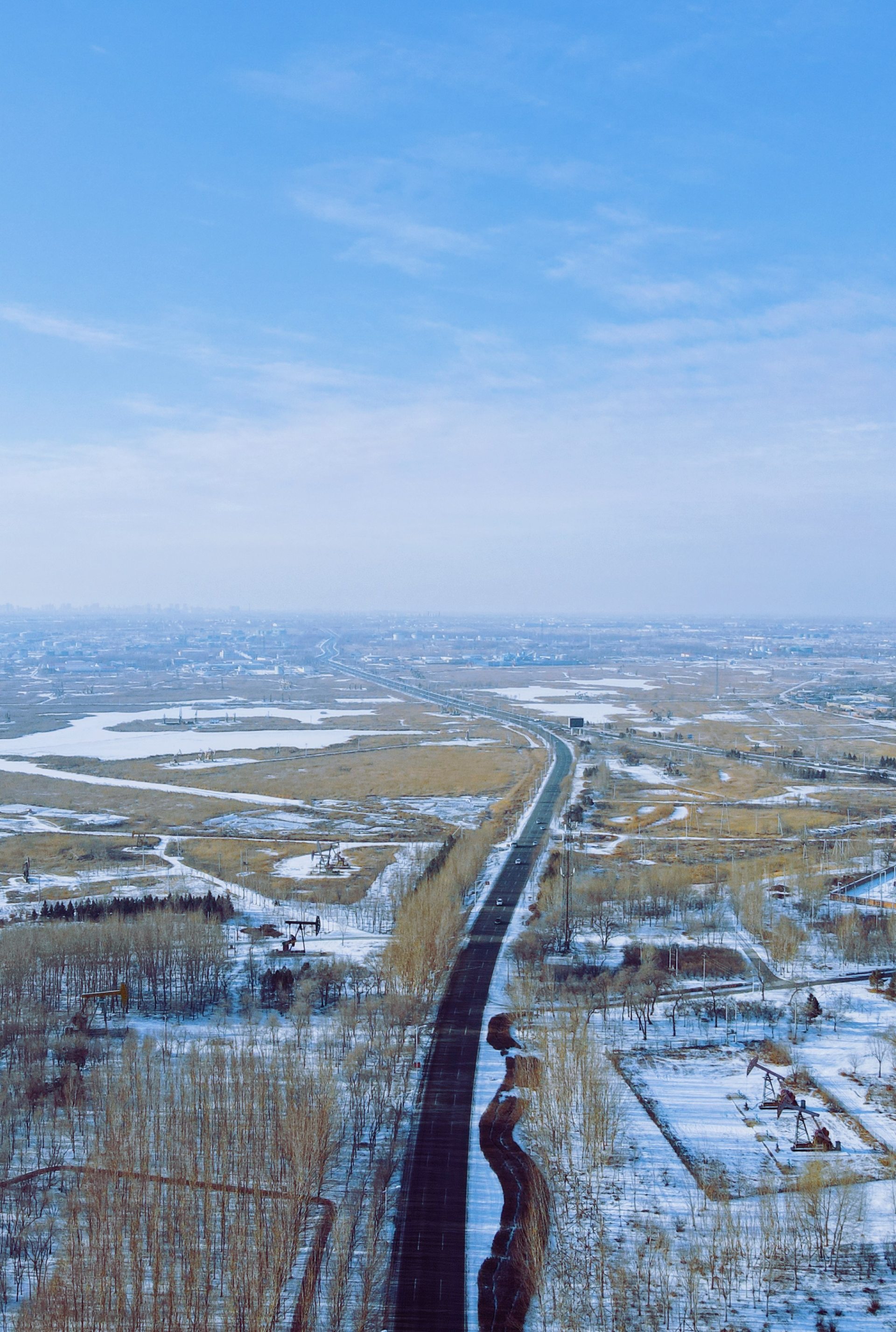 原创航拍参赛作品 黑龙江大庆百湖之城