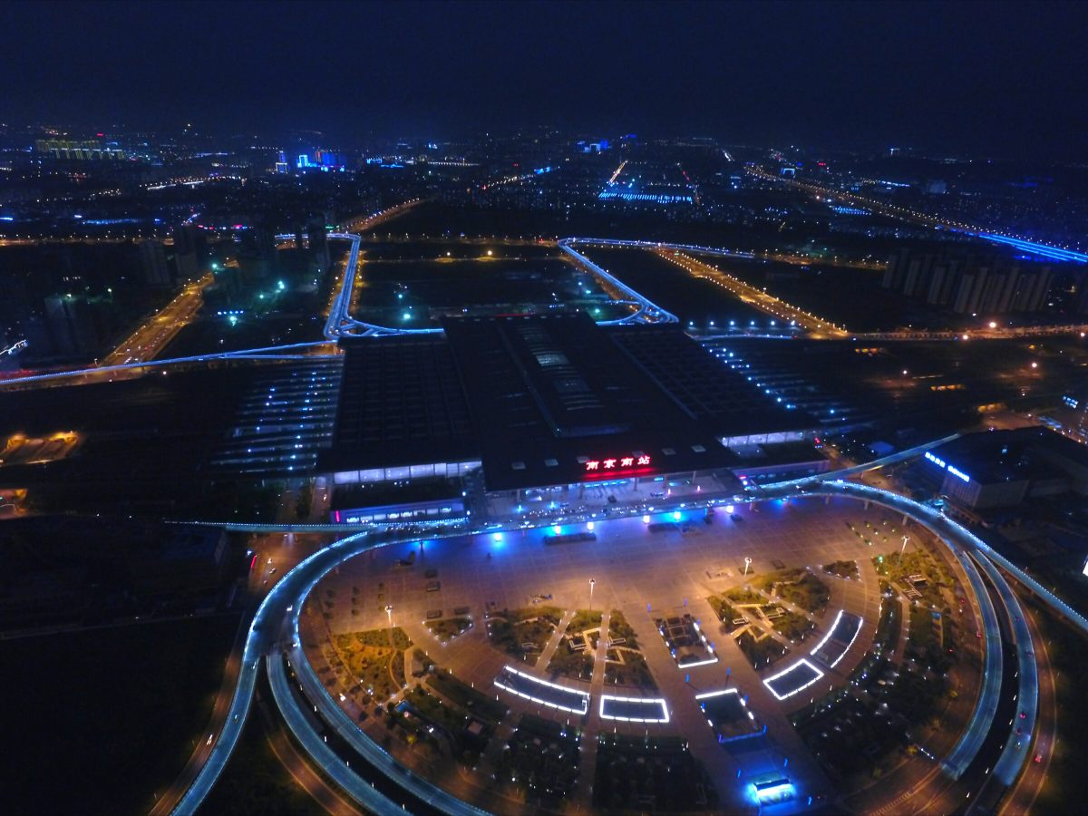 南京南站全景图片