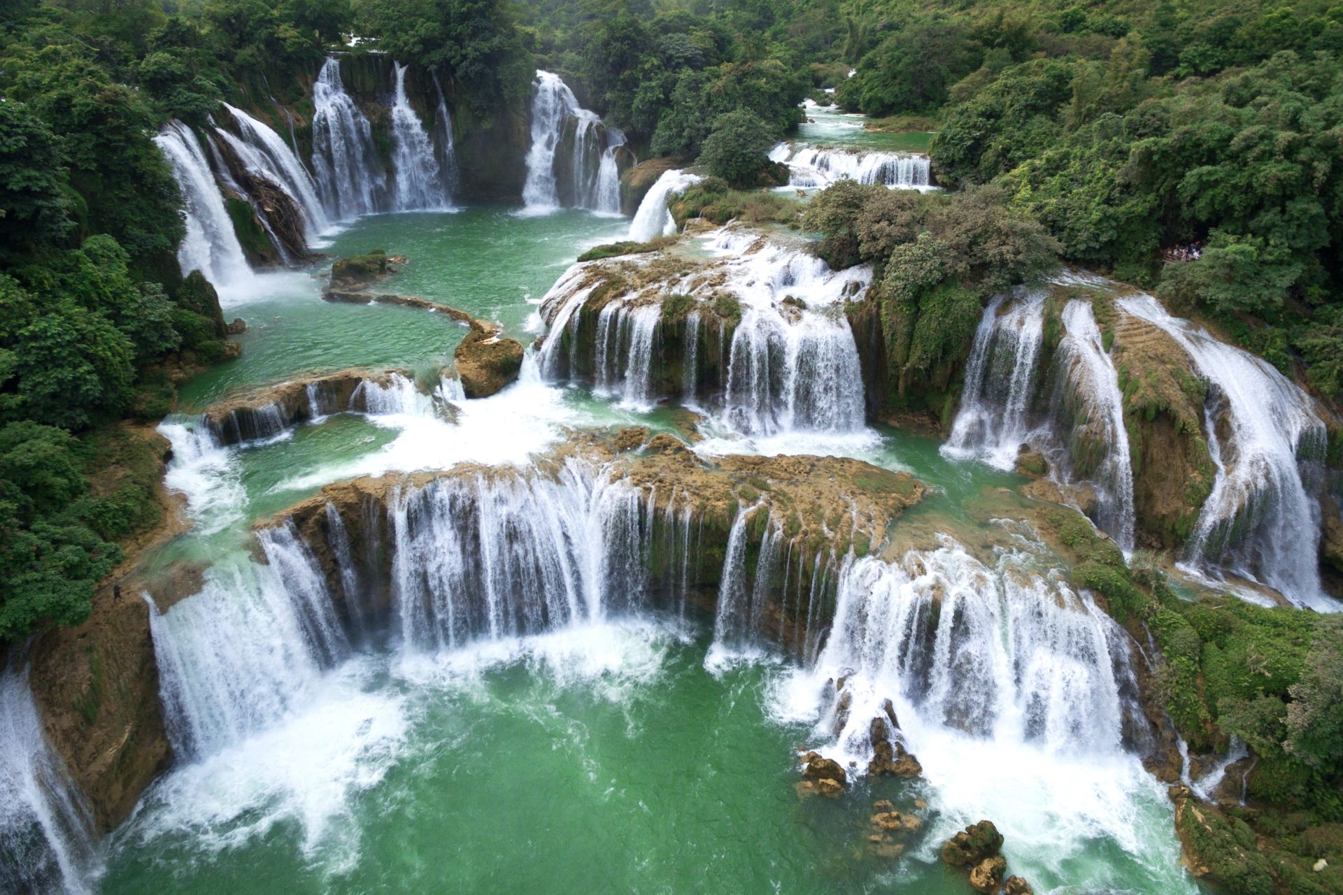 中国 广西 德天跨国大瀑布