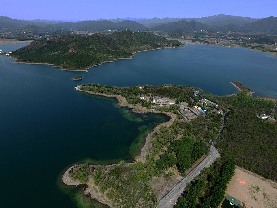 鸟瞰怀柔水库